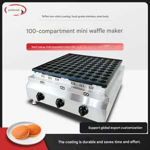 Machine à dorayaki commerciale 100 pièces, machine à crêpes et à pancakes en acier inoxydable, autres machines à en-cas, mini-machine à pancakes hollandais - Product Image 1