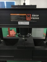 Presse d'atelier hydraulique manuelle et pneumatique AA4C 20T 30T 40T 50T (avec manomètre) AA-0901H
