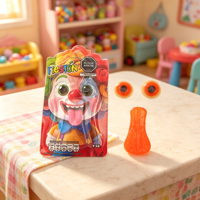 Bonbons gélifiés amusants en forme de nez de clown, multicolores, emballage en boîte |   Bonbons de jeu de rôle pour enfants de la marque SuperLoves