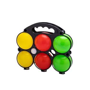 Juego de petanca de bola de agua de plástico de PVC colorido, juguete educativo para deportes al aire libre para niños, juego de 6 bolas - Product Image 2