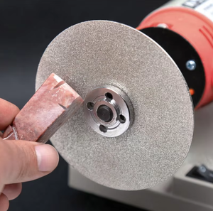 Toptan 6 inç 150*12.7mm # 600 Elmas Yüksek Düz Lap Disk Elektrokaplama Cilalama Plakası GREE Marka Değerli Taş Cam Parlatma İçin - Product Image 6