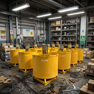 Mélangeur électrique de béton avec réservoir de 2800 L et moteur de 5,5 kW - Product Image 3