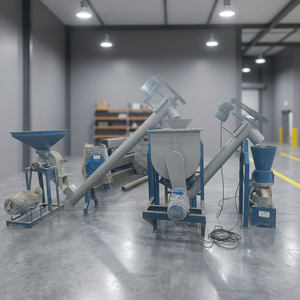 500kg Per Hour Cattle <b>Feed</b> <b>Plant</b> for Livestock <b>Feed</b> Manufacturing Animal <b>Feed</b> Processing Equipment for Dairy Farms Commercial - Product Image 1