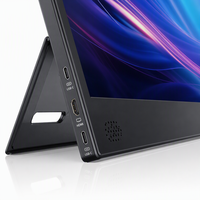 Monitor Touch Ultra-Portatile da 13.3" FHD IPS USB-C 60Hz con Touch a 10 Punti, Supporto Integrato e Altoparlanti per Viaggi d'Affari - Produzione OEM