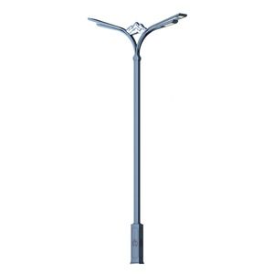 Farola LED Municipal para Alumbrado Público, 10-12 Metros de Largo, Farola Rural Nueva, Tubo Cuadrado de Doble Cabezal, Poste Alto de Doble Brazo - Product Image 2