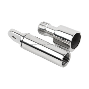 Thép không gỉ 316 Thuyền biển bimini Top <span class=keywords><strong>cap</strong></span> phù hợp với O.D. 22mm 25mm ống bên ngoài mắt cuối bimini phụ kiện hàng đầu - Product Image 2