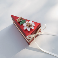 Offre Spéciale – Boîte à Bonbons de Mariage de Luxe Vide, Créative, en Forme de Gâteau, en Papier Gaufré, Style Européen, Personnalisable, Élégante, Vente en Gros