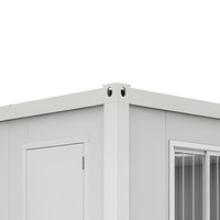 Maison préfabriquée en acier, cabine modulaire préfabriquée, maison portable pour bureau sur chantier, logements