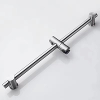 Support de douche coulissant en acier inoxydable FSH 304, réglable en hauteur et en angle, pour douchette, finition nickel, accessoires de robinetterie de salle de bain