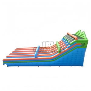 Toboggan gonflable géant en PVC pour aire de jeux commerciale, toboggan aquatique gonflable à quatre voies <span class=keywords><strong>avec</strong></span> certification CE pour parcs d'attractions en plein air - Product Image 4