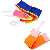 Brazalete de capitán al por mayor, paquete de 4 bandas elásticas para el brazo para entrenamiento de equipos de fútbol, brazaletes de entrenamiento de fútbol