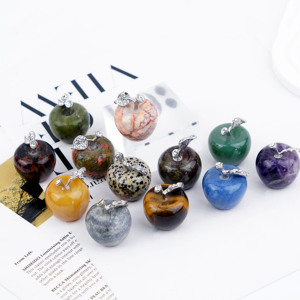 Vente chaude de haute qualité pierre de guérison naturelle matériau mixte <span class=keywords><strong>pomme</strong></span> pour collection ou décoration - Product Image 5