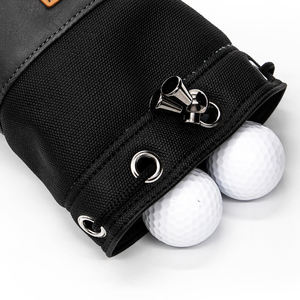 Pochette pour balles de golf avec logo personnalisé, accessoires de golf, sac en toile et cuir PU, pochette pour objets de valeur de golf - Product Image 4