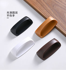 Modern Self-Adhesive ABS Furniture Handle for Hotel Use Bedroom Cabinet Living Room Kitchen Drawers Easy Installation - Product Image 1