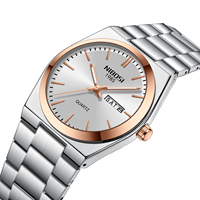 NIBOSI 2658 2024 Offre Spéciale Montre à Quartz de Luxe pour Hommes, Logo Personnalisé, Acier Inoxydable, Étanche et Lumineuse