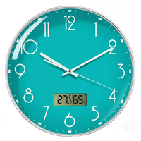 Horloge murale numérique électronique à affichage silencieux, style vintage antique, best-seller, nouvelle collection, décoration intérieure