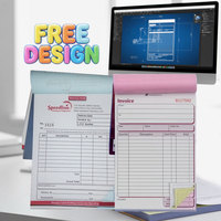 Carnet de factures et reçus A4/A5 personnalisé avec logo, numérotation séquentielle, perforation, sans carbone NCR, 55/60 g/m², sécurisé