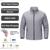 Benutzer definierte LOGO Fashion Men Casual wasserdichte Jacke Soft Shell Jacke Sport Casual Spring Jacke für Männer