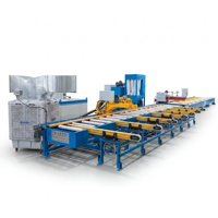 Mesa de Extrusión de Aluminio de 4 Etapas YZ-CB-600T de 26m con Enfriamiento