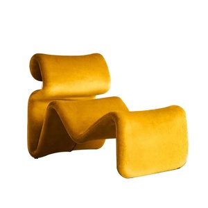 Gormann recliner eccetera sedia profilata fiocco astratto poltrona curva singola - Product Image 1