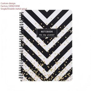 Offres Spéciales Fournitures Scolaires Cahier à Spirale Imprimé Tendance A4 B5 A5 A6 80 Feuilles pour Bureau et Étudiants - Product Image 1