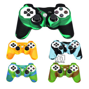 Siliconen hoes voor <span class=keywords><strong>Playstation</strong></span> <span class=keywords><strong>3</strong></span> PS3 <span class=keywords><strong>controller</strong></span>, camouflage, zachte beschermende siliconen hoes - Product Image 1