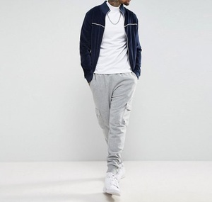 Wholesale <strong>White</strong> Slim Fit Tee Custom Men's Curve Hem Short Sleeve <strong>Turtle</strong> <strong>Neck</strong> 95% Cotton 5% Elastane Blank Tight T-shirt - Product Image 4