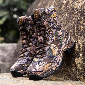 Bottes de chasse tactiques imperméables en toile légère de haute qualité pour hommes, style camouflage, toutes saisons, pour adultes - Product Image 2