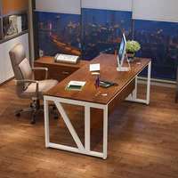 Bureau Simple avec pieds en métal bureau d'ordinateur bureau table d'ordinateur oem