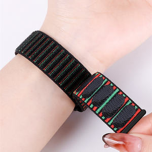 Bracelet en nylon à boucle et démontage rapide 18/20/22mm pour montre intelligente Samsung Galaxy, bracelet sport Garmin, <span class=keywords><strong>Huawei</strong></span>, Xiaomi, <span class=keywords><strong>Fitbit</strong></span> - Product Image 4