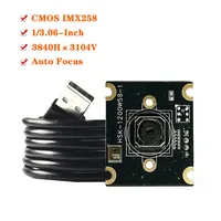 Module de caméra USB 4K MJPG CMOS IMX258 12MP AF UVC 30x25mm Plug and Play avec objectif 772/125 pour vision industrielle et imprimante 3D
