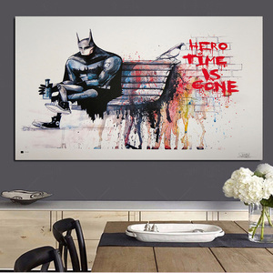 Mural Decorativo para Habitación Infantil, Póster de Anime, <span class=keywords><strong>Acuarela</strong></span>, Lienzo Retro, Arte de Pared, Pintura de Cómics - Product Image 4