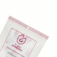 Gants de bain exfoliants avec emballage finition mate, sachet scellé sur trois côtés pour l'exfoliation corporelle et la douche cosmétique