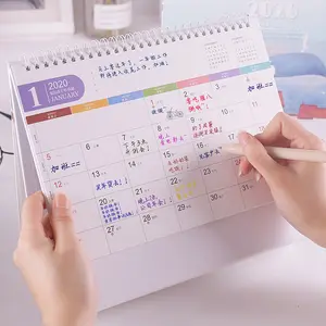 Hermoso diseño personalizado diario mensual Calendario de escritorio