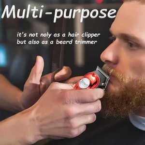 <strong>XY</strong>-8118B Mini Electric Hair <strong>Trimmer</strong> Cordless Universal Serial Bus Shaving <strong>Trimmer</strong> for Men's Professional Beard Beauty - Product Image 3