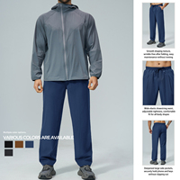 Pantalon de détente mi-long pour homme, coupe décontractée, ajustable, large, confortable, jambe droite, imperméable, toutes morphologies, logo personnalisé