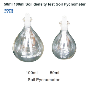 Pycomètre en verre pour test de densité du sol, 50 ml, 100 ml, bouteille de gravité spécifique, bouteilles de densité, pycomètre, équipement de test de laboratoire - Product Image 3