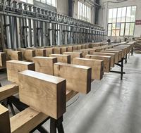 Bloc de bois de pin ignifuge traité sous pression, résistant à l'humidité, sûr au feu, pour l'emballage logistique