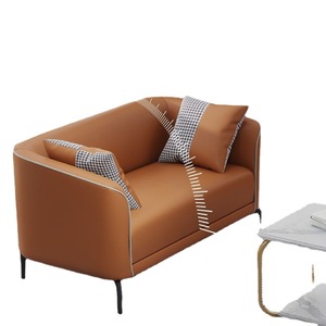 Modern Light Luxury <b>Sofa</b> Washable Fabric Double Triple Seat Living Room <b>Small</b> Apartment Rental Trendy Style - Product Image 5