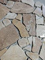 Dalles de pavé en travertin naturel personnalisées, pierres de pavage aléatoires, finition polie, dalles de sol effet vieilli