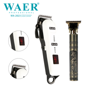 WAER Ensemble de tondeuses électriques sans fil professionnelles élégantes, lames en acier inoxydable, longue durée de vie de la batterie, rechargeables, pour usage en salon de coiffure - Product Image 3