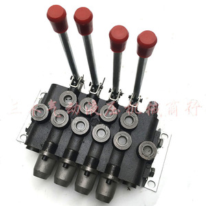 Válvula de control direccional de cinco vías serie Zs L118, distribuidor hidráulico manual de 40 mm para productos petrolíferos, instalación roscada - Product Image 1