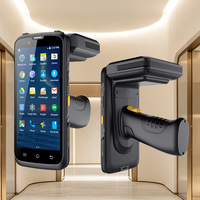 قارئ RFID محمول باليد بنظام أندرويد 12 وشبكة 4G مع نطاق طويل، ماسح ضوئي للباركود 1D و2D وQR، جهاز PDA مع خاصية التعرف على الوجه وبصمة الإصبع