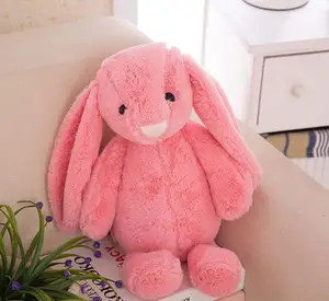 Longues oreilles lapin en peluche doux lapin poupée jouets enfants cadeaux cadeau de pâques bébé en peluche jouet