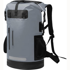 Échantillon gratuit sac sec de recyclage étanche extérieur noir camping sac étanche 500D toile étanche PVC - Product Image 2