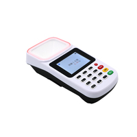 Pequeño terminal POS de mano con función de escaneo de código QR que ejecuta un dispositivo Android OS pos