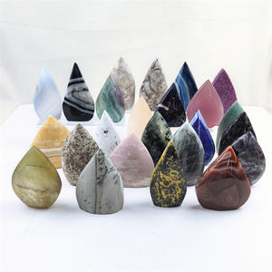 Piedra Curativa Natural en Oferta, Cristal Pulido de Materiales Mixtos, Adorno de Rubí para Decoración - Product Image 2