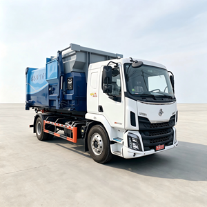 Nouveau camion à benne basculante Dongfeng Liuzhou Chenglong avec station de compactage mobile en option, véhicule de transfert de déchets sanitaires diesel - Product Image 5