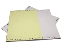 Papier Couché Premium Direct Usine Personnalisable, Papier Continu Autocopiant 2-7 Plis pour Reçus et Factures Commerciales