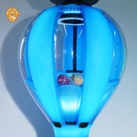 LTG Dernier modèle Lionet L-0045 Distributeur de cadeaux à ballons à monnayeur, en métal et acrylique, multi-tension, pour la vente de prix et de jeux